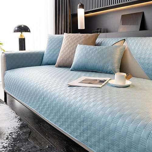 Cozomiz Funda impermeable para sofá, antideslizante, de piel sintética, transpirable, protector de muebles, alfombra de tatami japonés para sofá, disponible en Yaxa Peru