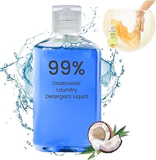 Underwear Laundry Detergent Liquid, Plant Laundry Detergent Blood Remover, Fourpeople Underwear Laundry Detergent, Liquid Detergent Laundry Maintain Underwear Freshness (Blue)