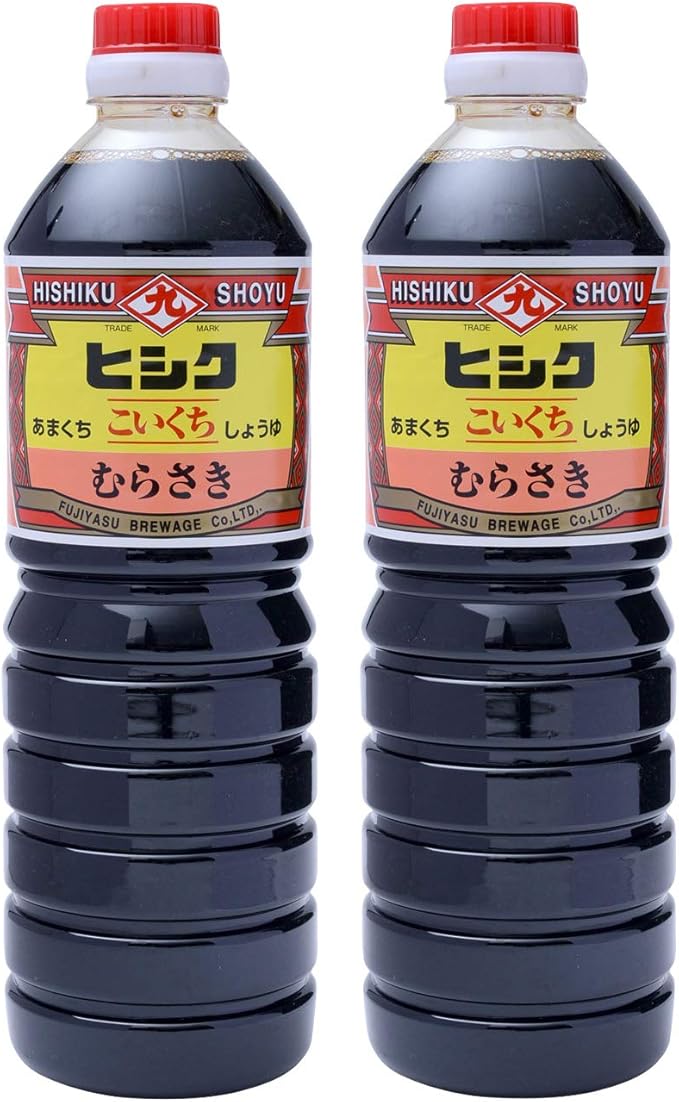 Amazon 藤安醸造 ヒシク 醤油 むらさき 甘口 こいくち 1l ソフトな味のしょうゆ 藤安醸造 しょうゆ 通販