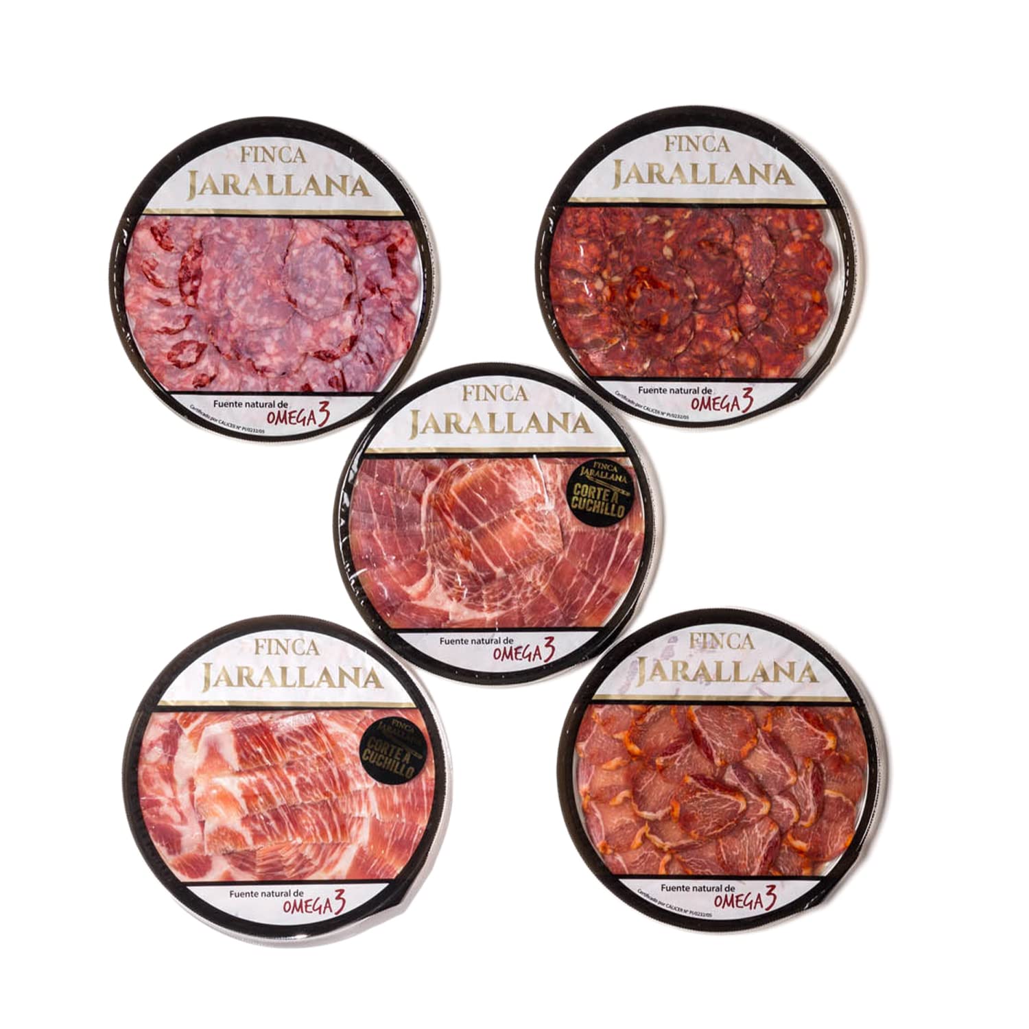 Finca Jarallana Surtido Ibérico Pack Embutidos 5 Platos 100 g Secado Natural