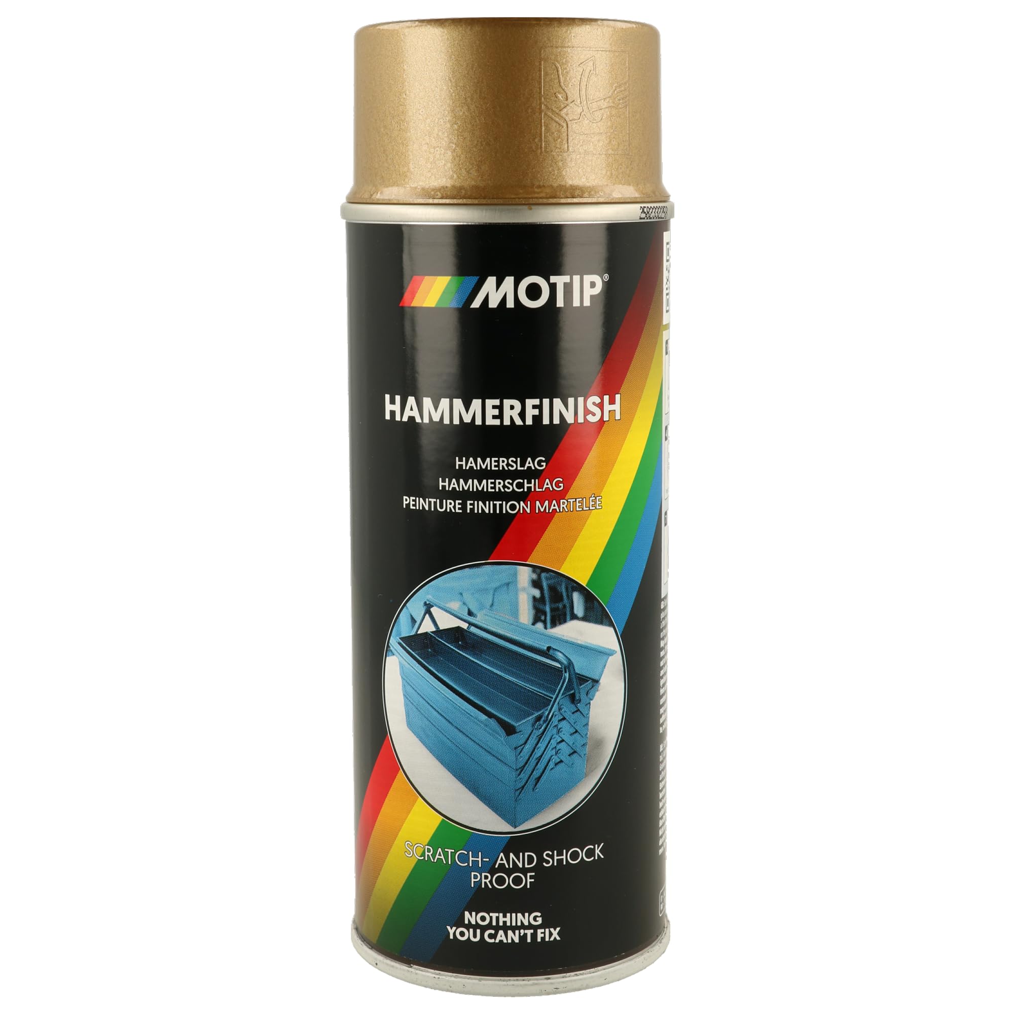 MOTIP Hammerfinish Gold Scratch Free Shock Proofs Chemicals Resistant 400ml