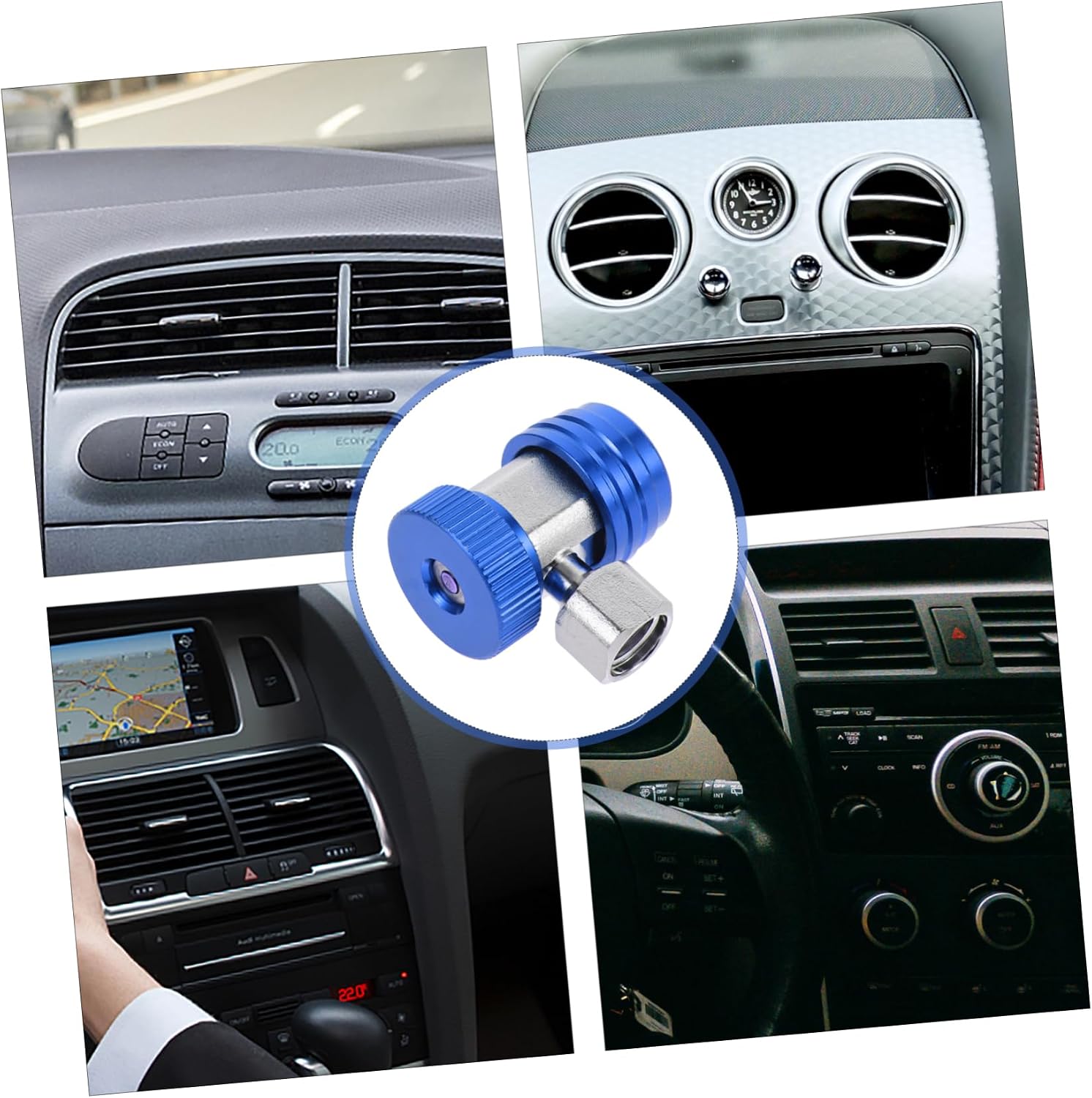ABOOFAN 1pair Quick Couplers Automotive Adapters for Saving Quick Connector Design Fittings for Efficient Charging