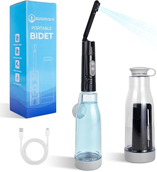 Portable Travel Bidet - 500mAh Electric Handheld Bidet with 400ml Bottle