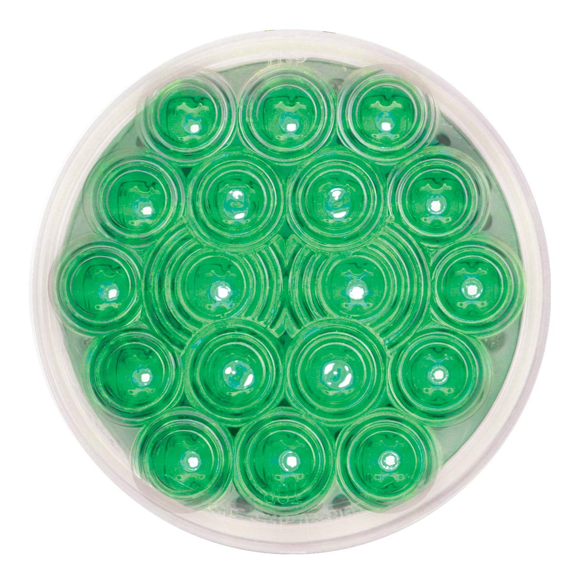 GG Grand General76899 Sealed Light (4"" Fleet Green/Clear 18 LED (Interior)), 1 Pack"