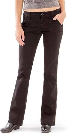 Unionbay Juniors Heather Slash Pocket Uniform Long Bootcut Pant