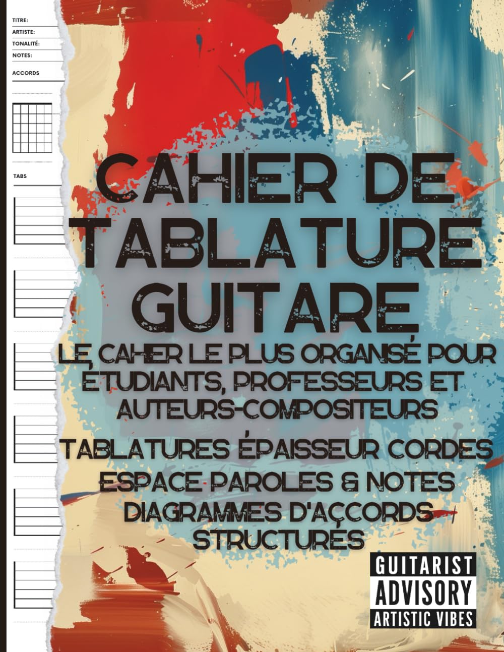 Cahier de Tablature Guitare: Cahier de Musique avec 8 Diagrammes d’Accords et Espace Paroles | Tablatures Vierges pour Guitaristes | Bonus: Accords et Gammes via QR Code - Les Beatles, Paul McCartney, John Lennon, RIngo Starr, George Harrison Cahier de Tablature Guitare: Cahier de Musique avec 8 Diagrammes d'Accords et Espace Paroles | Tablatures Vierges pour Guitaristes | Bonus: Accords et Gammes via QR Code