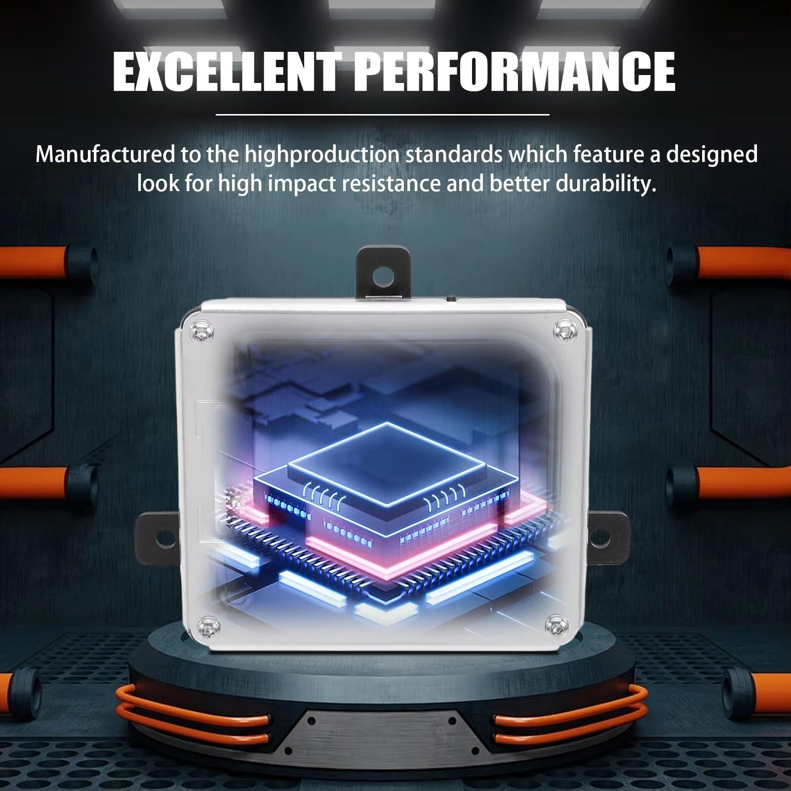 Módulo de Control de Faros Compatible con VW para Amarok para Caddy | Para Golf Unidad Control Luz Diurna Módulo Alimentación Faros 4G0907697G LTM-2TFL