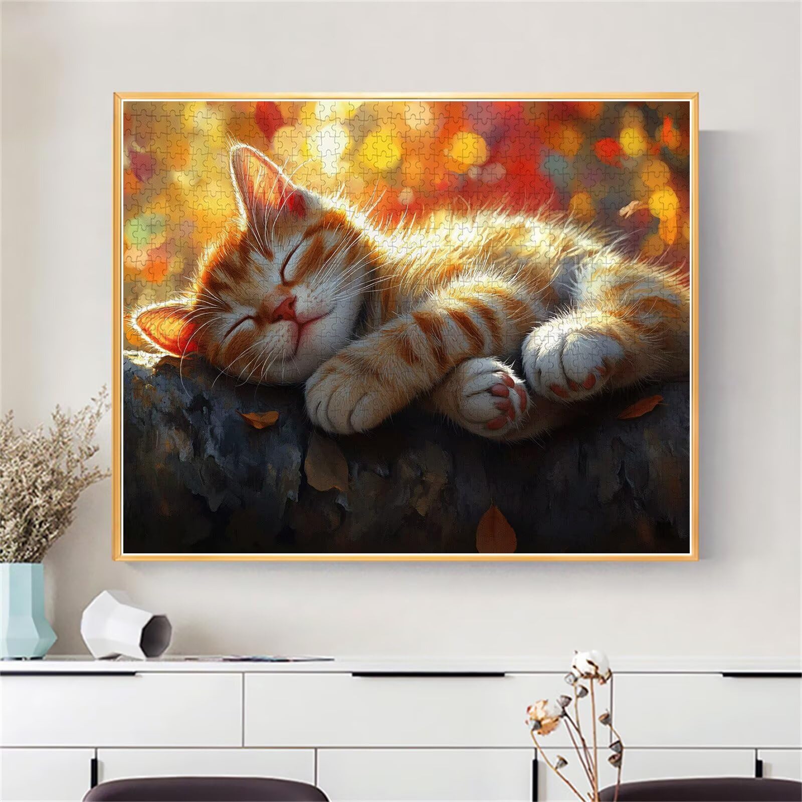 Puzzle Erwachsene 2000 Teile Katze Tier Educa Jigsaw für Kinder ab 8 Jahren Mädchen Jungen, Erwachsene Impossible Klassische Puzzles Schwer, Anspruchsvoll Spielspaß, Als Familienspiel 70x99cm t-652