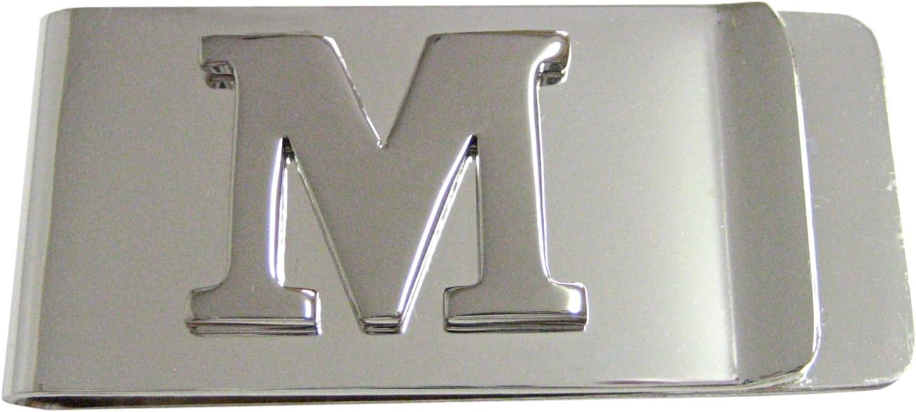 Kiola Designs Letter M Monogram Money Clip