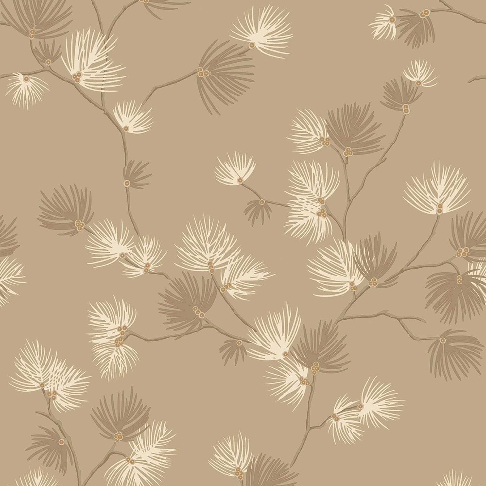 Belgravia Valentino Pine Trail Champagne Modern Gold Wallpaper Paste The Paper