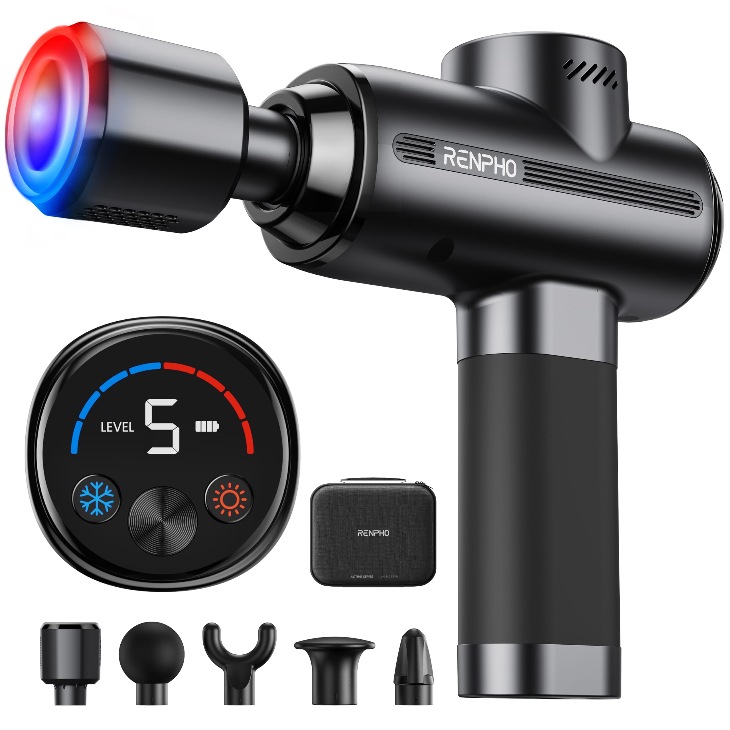RENPHO Active Thermacool 2 Massage Gun with Intuitive Heat and Cold Control