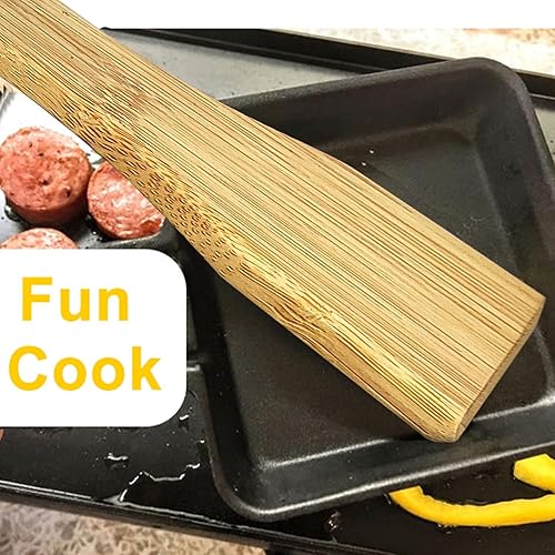 Miniatura 7 de Espátulas de raclette raspadores de bambú natural, 8 piezas