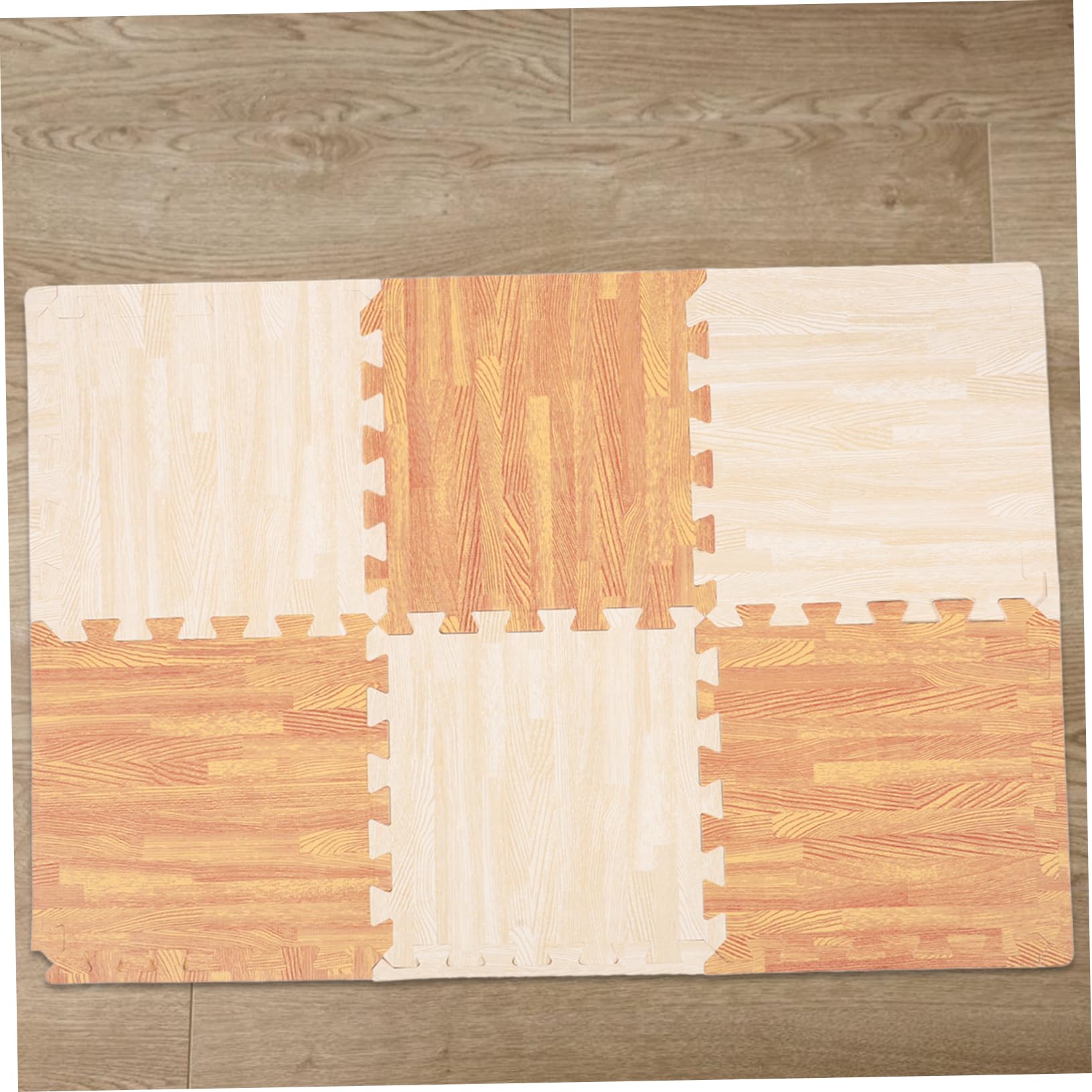 HONMEET 12pcs Puzzle Baby Mat Interlocking Play Mat for Infants Soft Gym Baby Crawling Home Floor for Boys and Girls