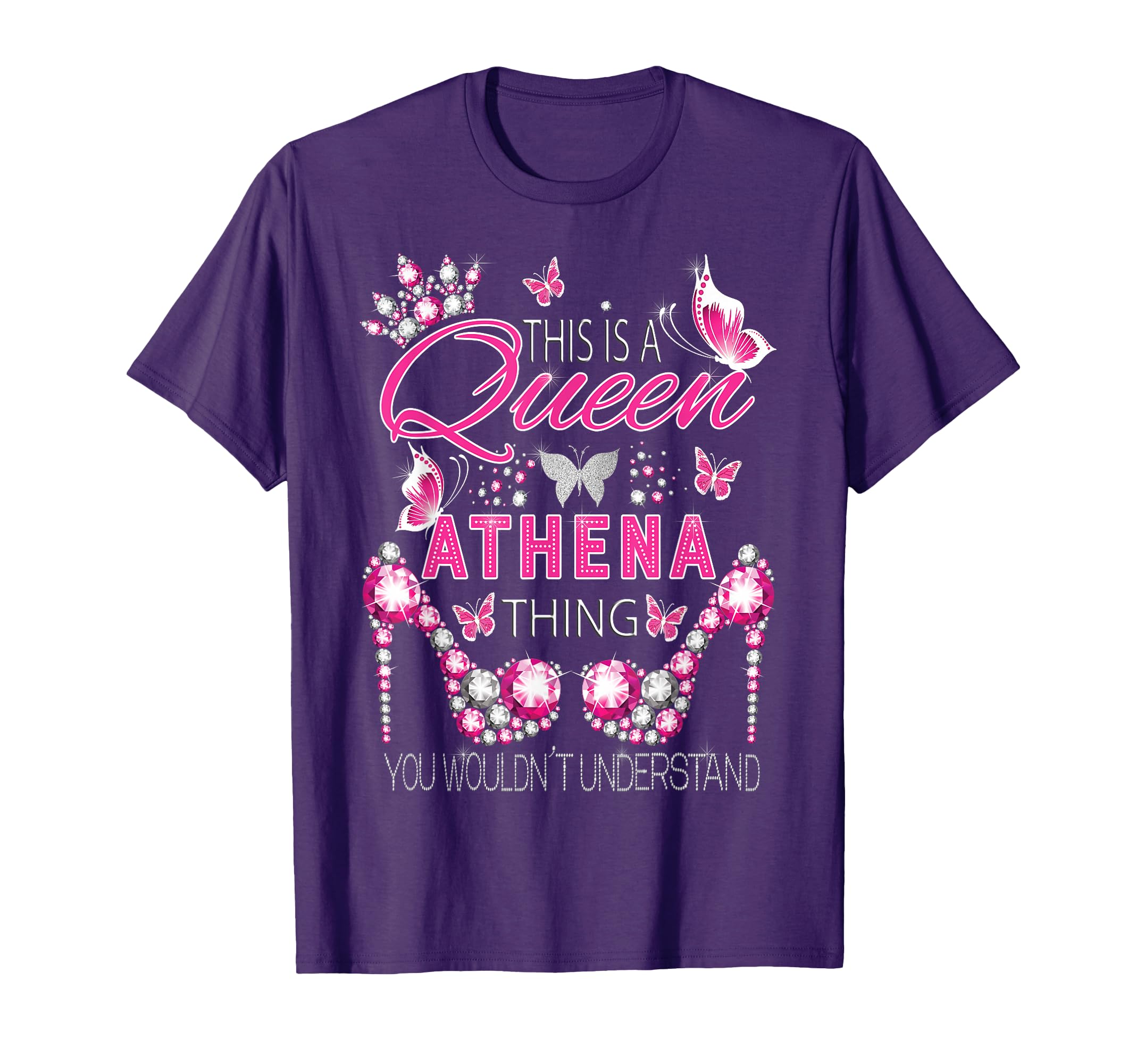This is a queen Athena thing personalized name birthday T-Shirt