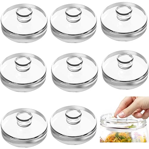 9 Pack Glass Fermentation Weights with Easy Grip Handle