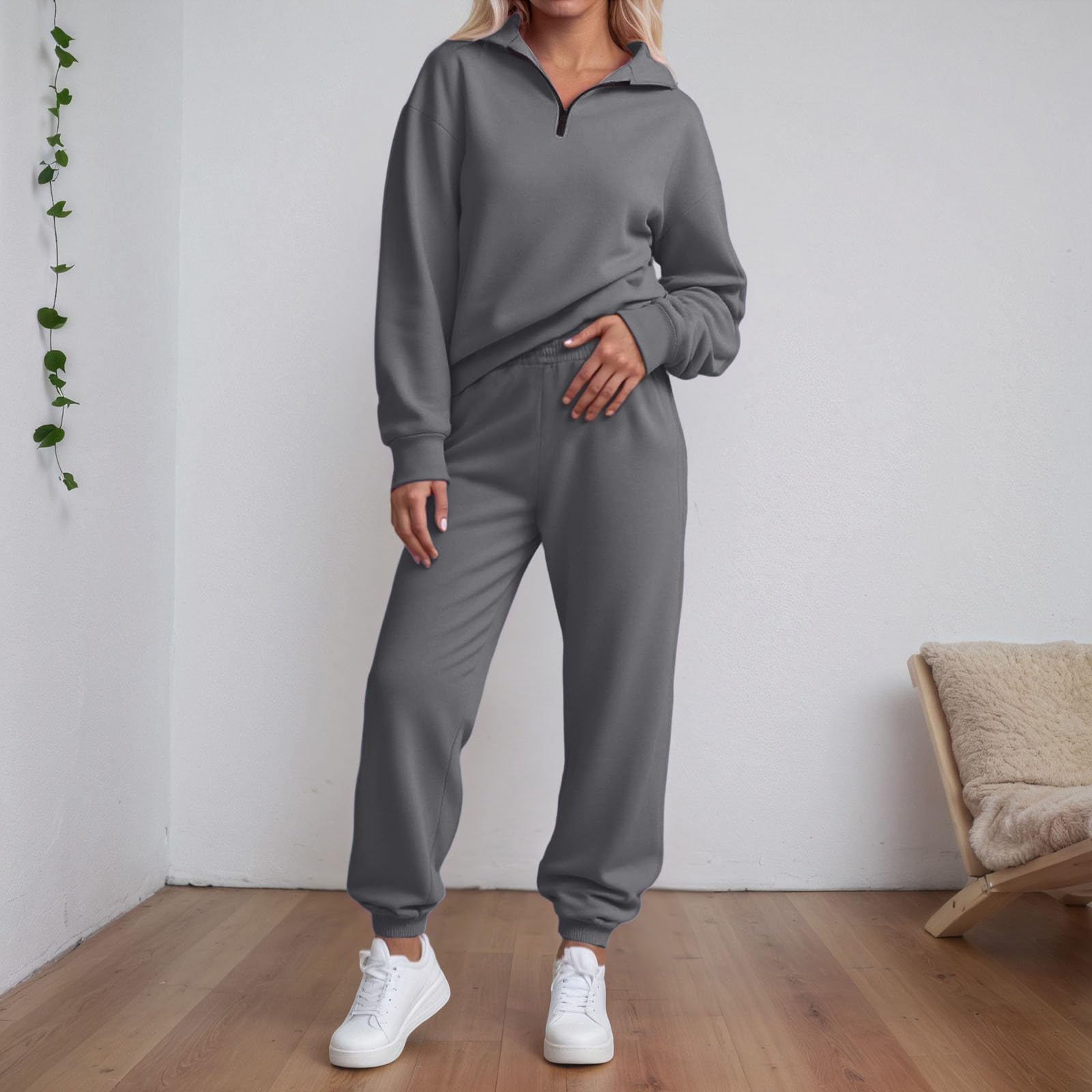 Generisch Zestaw sportowy damski, dwuczęściowy, z wysokim stanem, bezszwowe legginsy do jogi, wyszczuplające brzuch, sportowy biustonosz, fitness, odzież sportowa, na siłownię, trening, oddychające