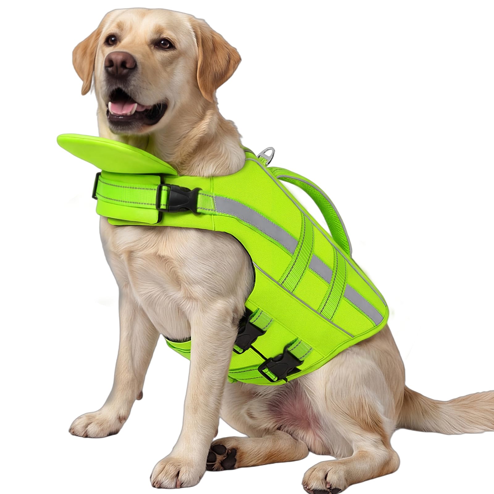 Gilet de sauvetage pour grand chien avec support cervical contre la fatigue