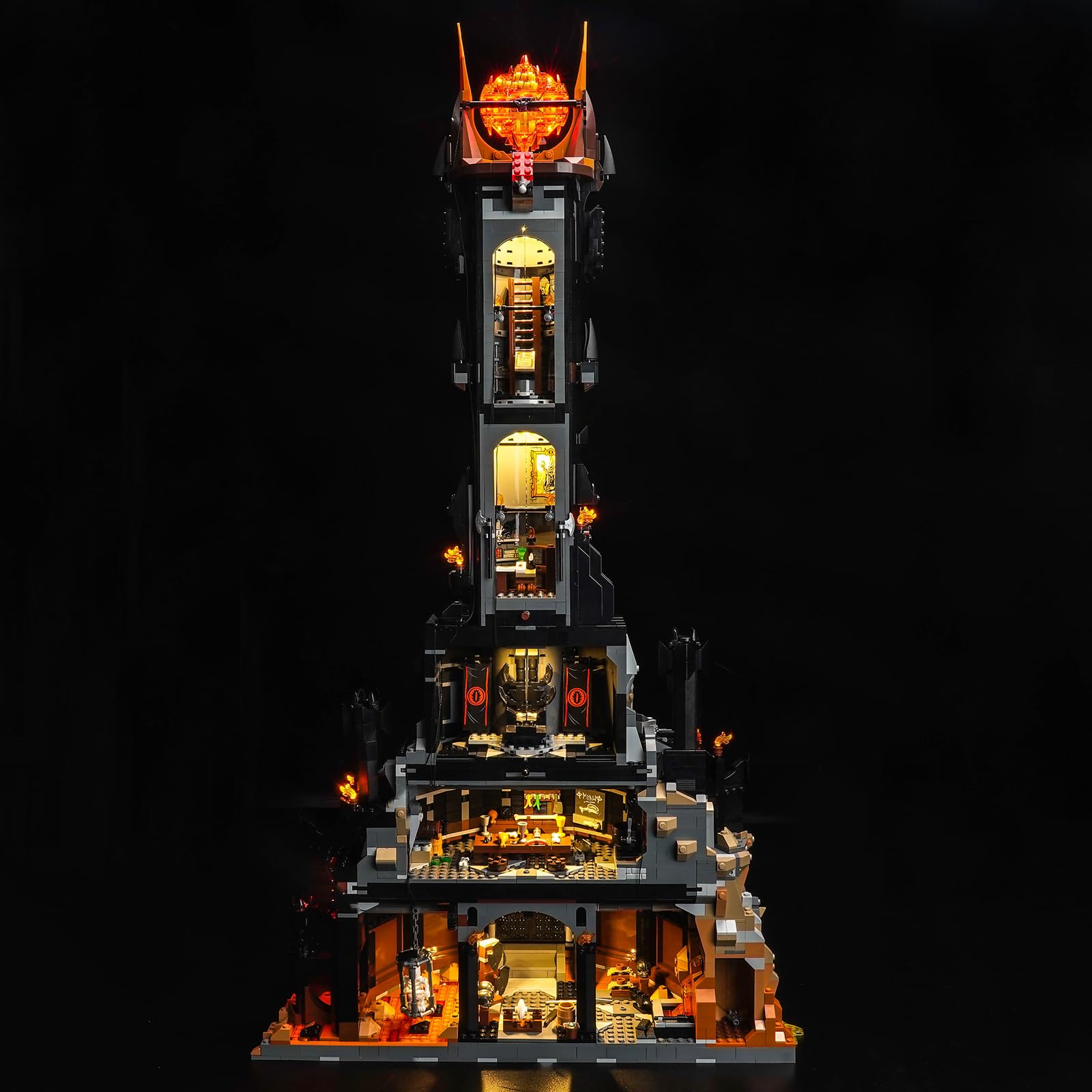 Remote Control Light Kit for Lego Barad-dûr 10333 (No Model), Led Light Set for Lego Barad-dûr Building Blocks Model - Image 3