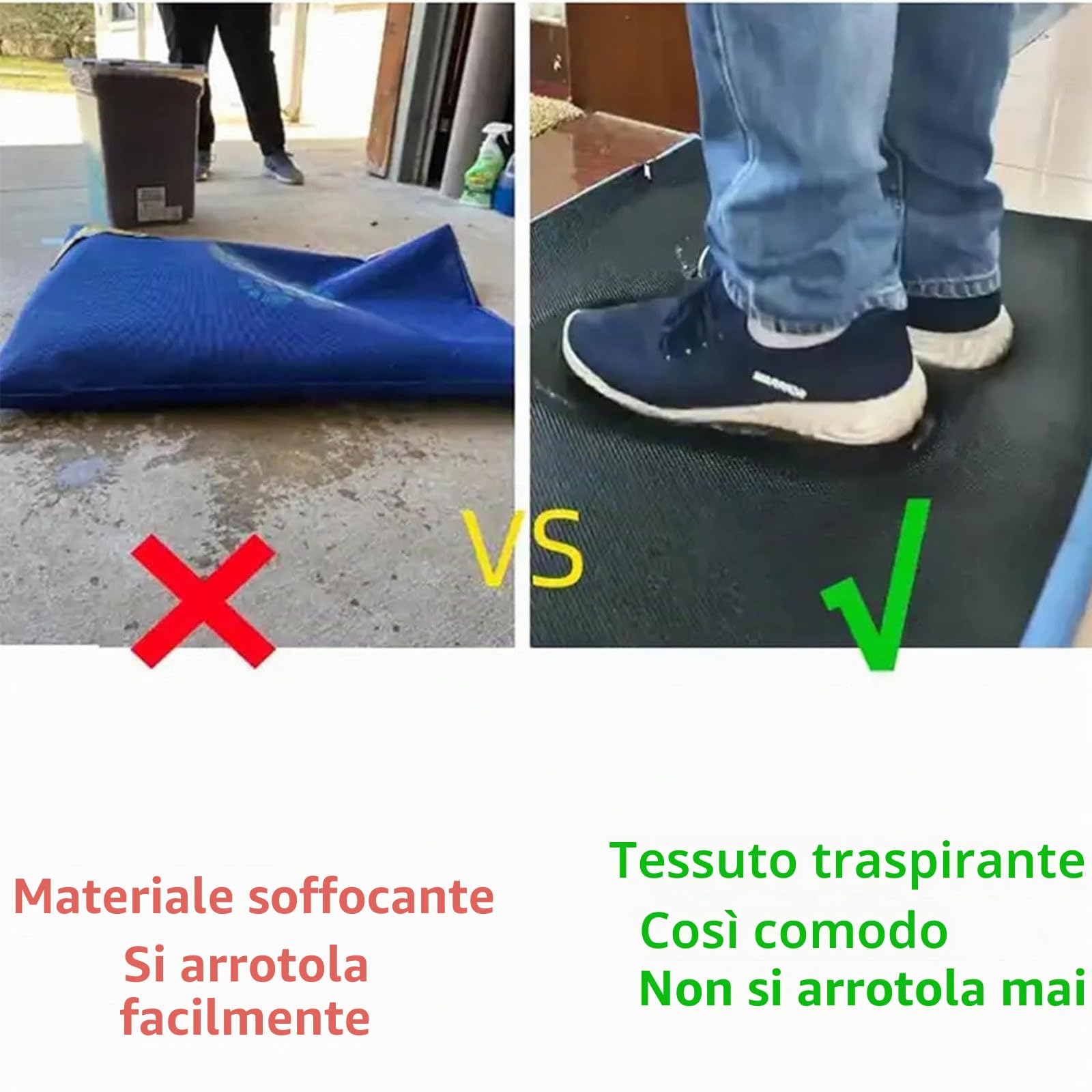 Tappetino disinfettante per scarpe, tappetino disinfettante per casa, hotel, ristorante, ospedale, zerbino per una efficace disinfezione della suola delle scarpe