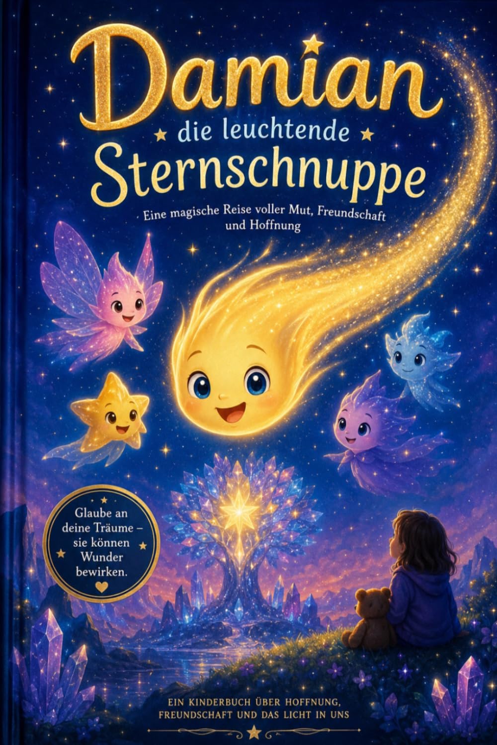 Damian die leuchtende Sternschnuppe: Eine magische Reise voller Mut , Freundschaft und Hoffnung