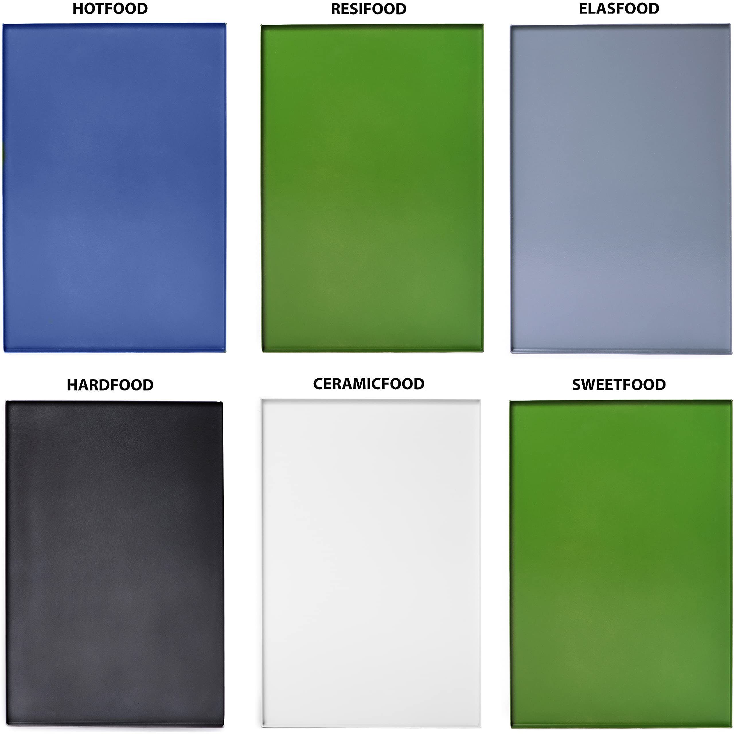 Juego de Seis bandejas de Horno 60x40 cm de Chapa aluminizada con recubrimientos antiadherentes Profesionales