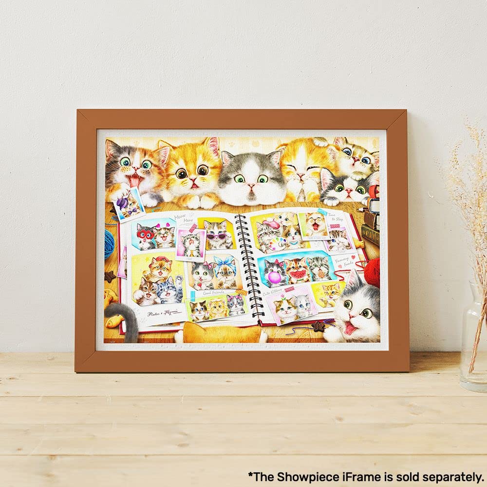 Puzzle 1200 pièces - Puzzle en Plastique - Kayomi - Kitten Memory Album