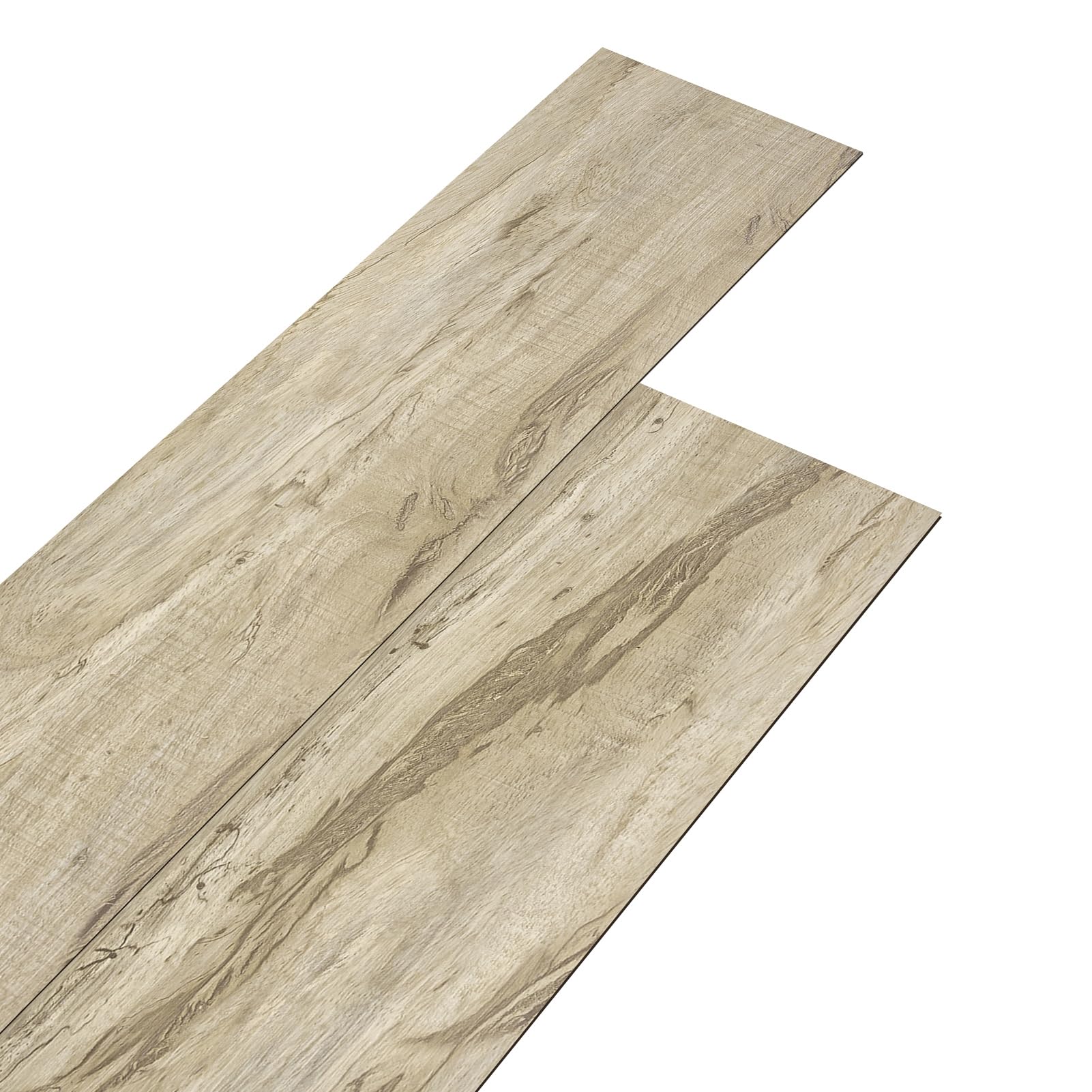 INMOZATA Self dhesive Floor Tile 36 Planks 5m² – 2mm Thick Vinyl Floor Tiles Wood Effect Peel and Stick, Waterproof Floor Planks for Kitchen Bathroom Living Room DIY (91.5 x 15.2cm,Natural Light Oak)