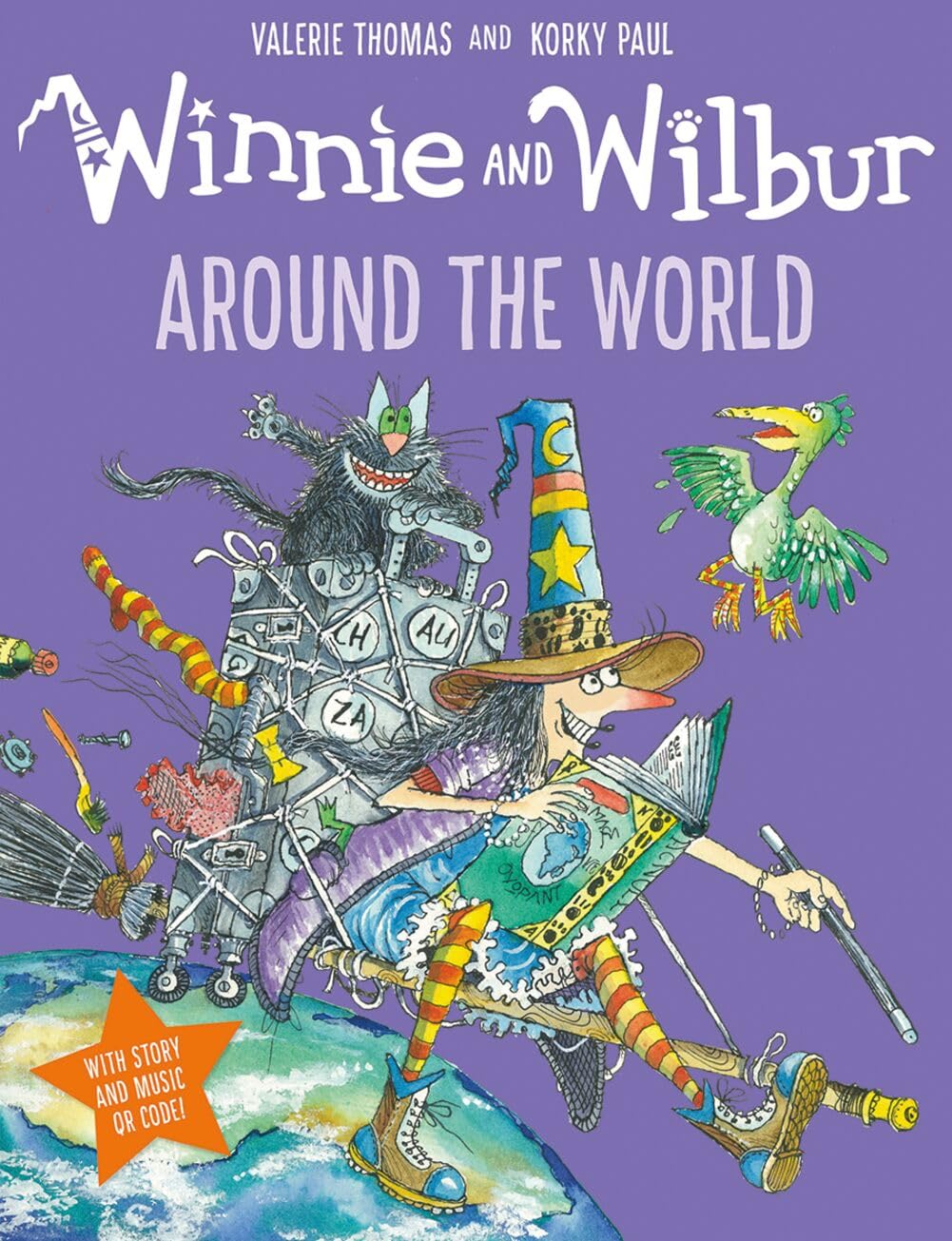 Winnie & Wilbur Around the World By Valerie Thomas, Korky Paul