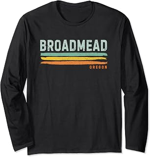 Vintage Stripes Broadlawn Highlands PA Long Sleeve T-Shirt