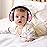 PandaEar Baby Ear Protection Noise Cancelling HeadPhones Ages 0-3 Years | Infant Hearing Protection Earmuffs -Pink