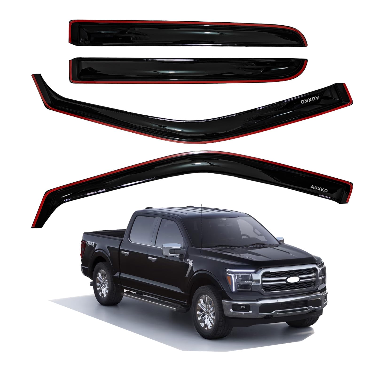 AUXKO In-Channel Rain Guards