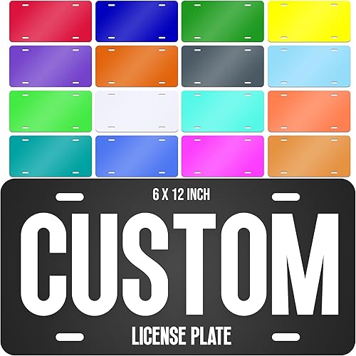 Miniatura 8 de Placa de matrícula personalizada para motocicleta - Placa de matrícula mini personalizada - Placa de matrícula para vehículo todo terreno - Placa de