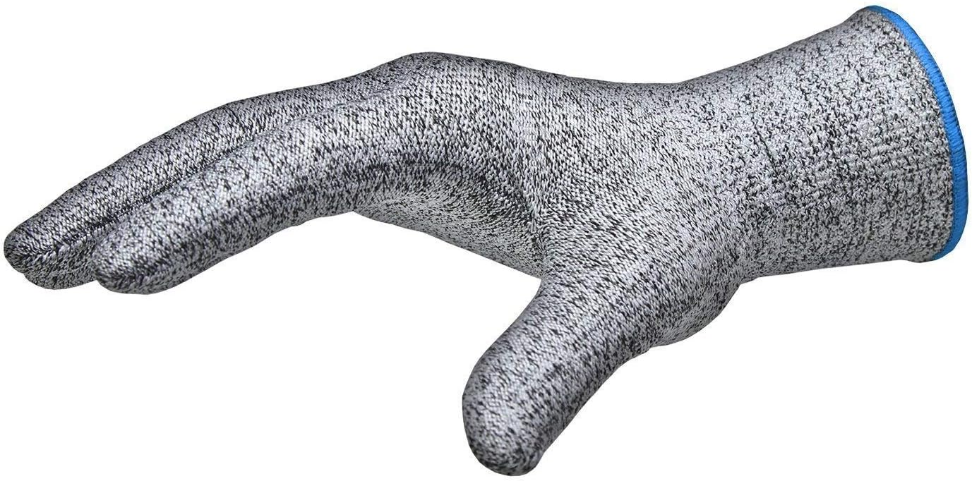 Cut Resistant Gloves - Best Food Grade Kitchen Level 5 Cut Protection - Lightweight, Breathable, and Extra Comfortable! (1 Pair Small)
