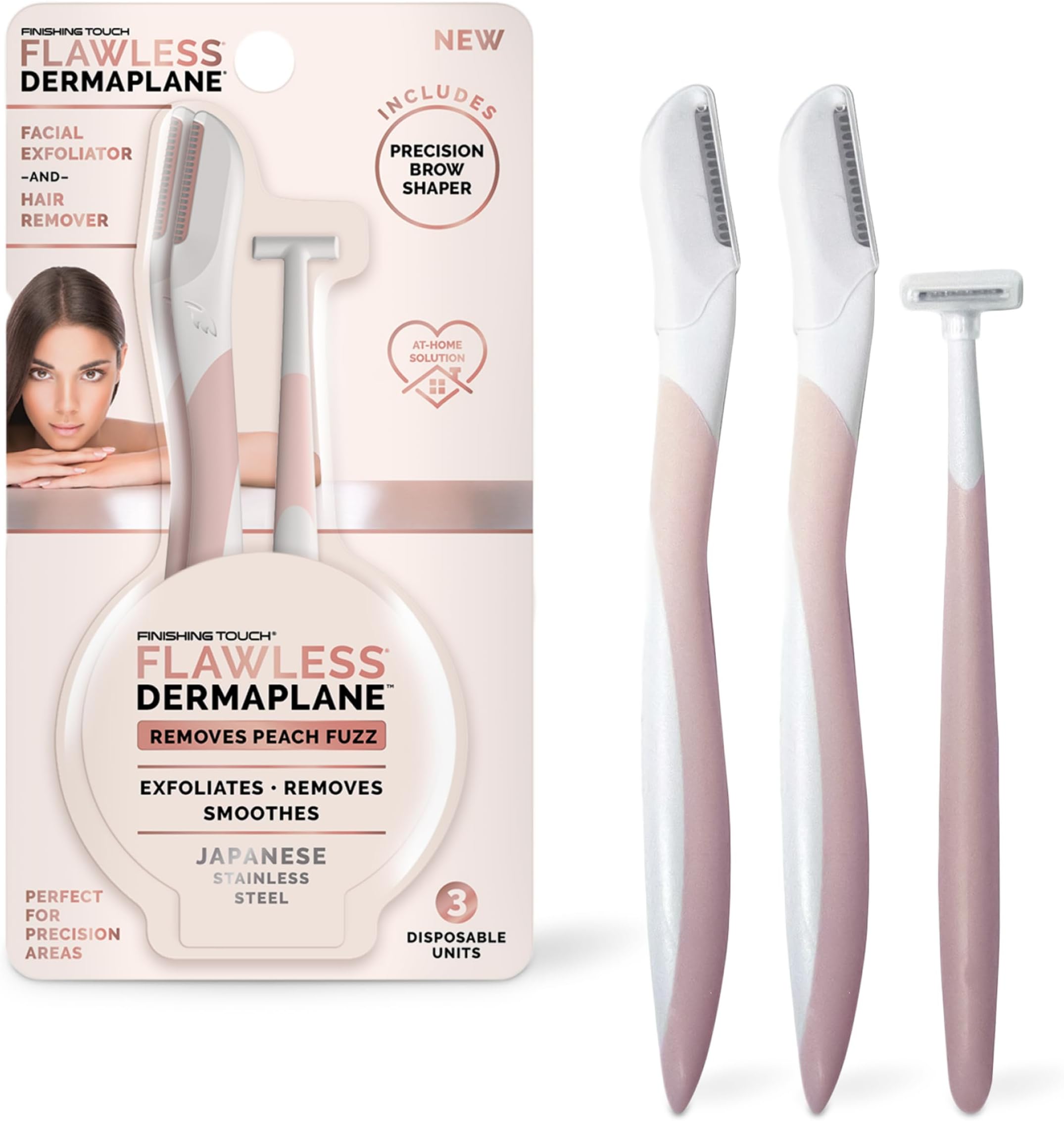 DermaPlane Travel Pack Facial Exfoliator & Hair Remover