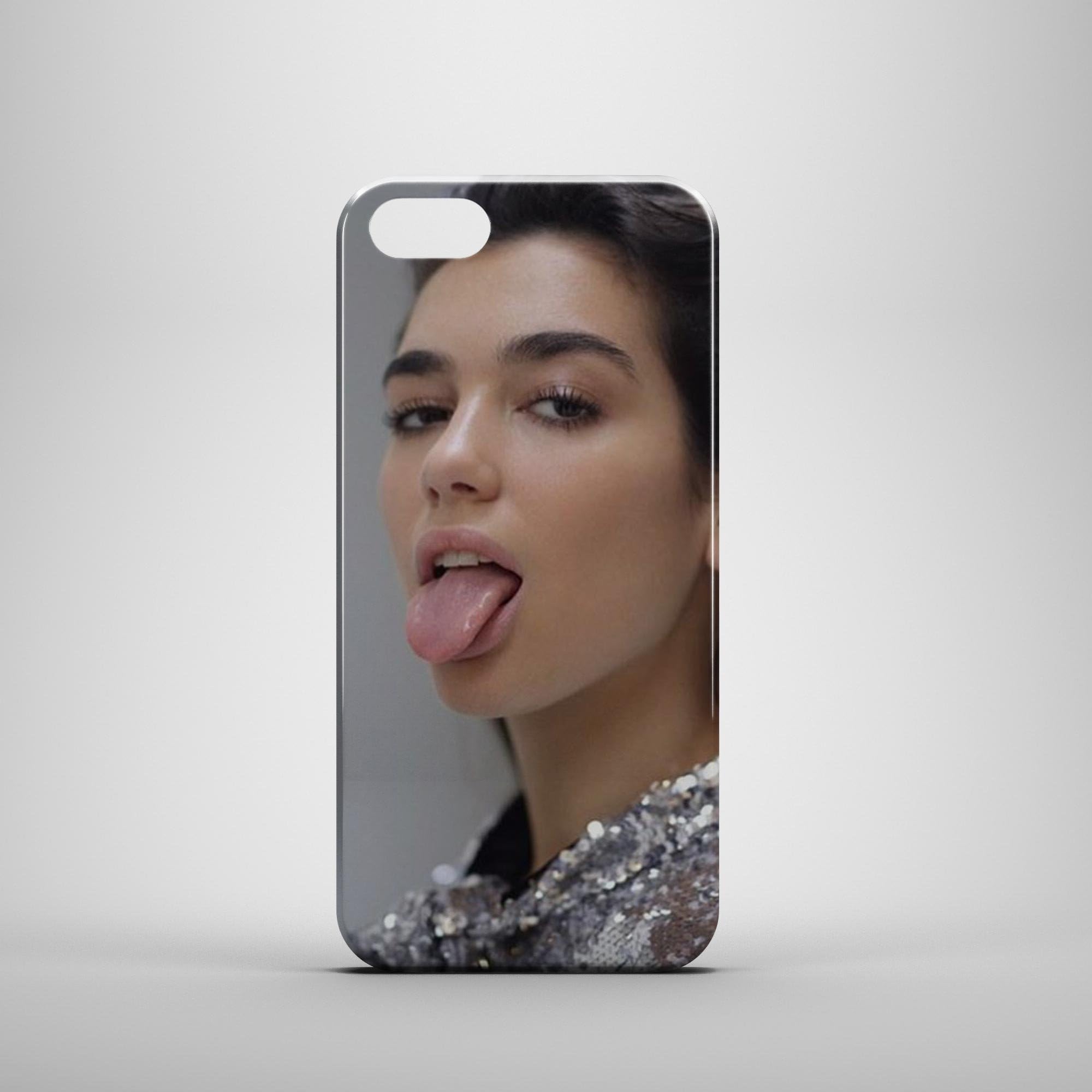 Dua Lipa Phone Case Tongue Cover for Mobiel Phone for Apple iPhone 5S