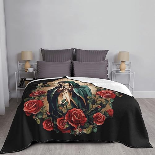 Miniatura 5 de Traditional The Virgin Mary se sienta cómodo con nuestra manta de forro polar ultrasuave, perfecta para el hogar y viajes, de 60 x 50 pulgadas