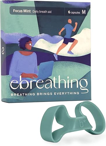 Miniatura 7 de Ebreathing Dilatador nasal para mejorar la respiración nasal, descongestionante nasal de menta de enfoque para aumentar la ingesta de oxígeno,