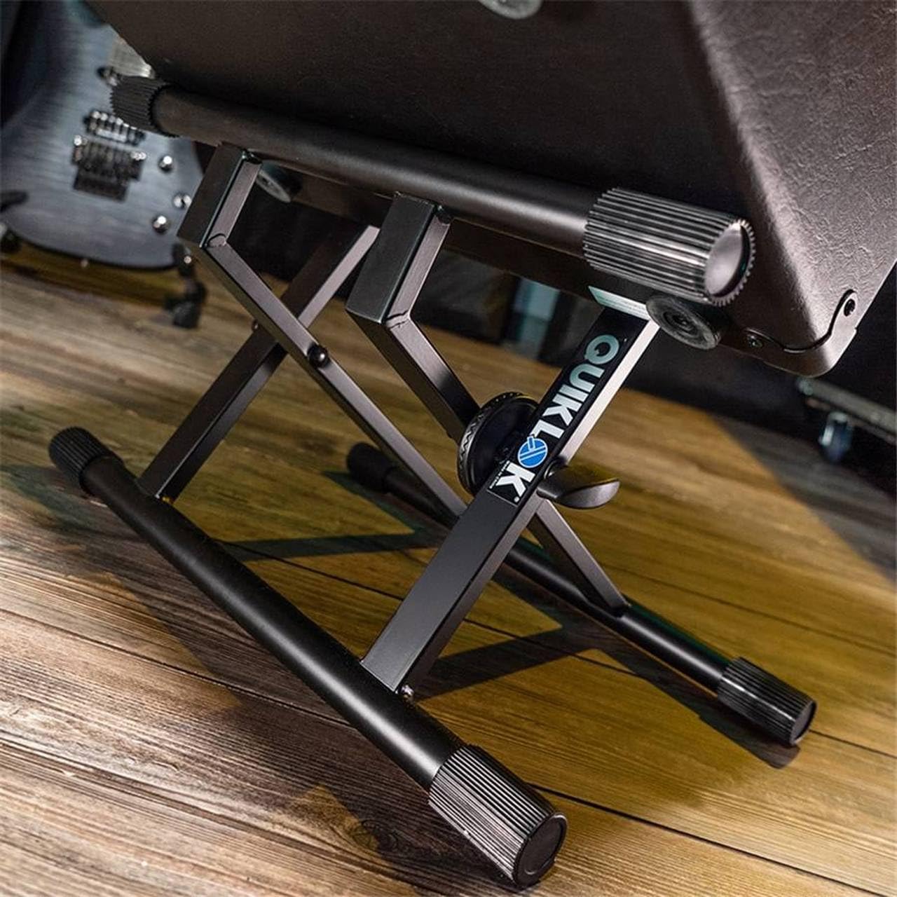 Eko Algam Quik Lok BS-317 Support pour amplificateur à double embase Noir