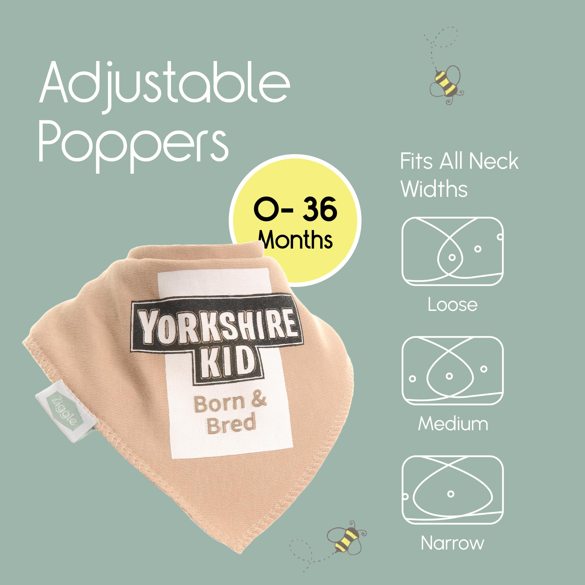 Bandana Dribble Bibs - Cotton Front Baby Bibs Newborn to 24 Months - Newborn Baby Gifts - Bibs For Comfortable Kids — view 75