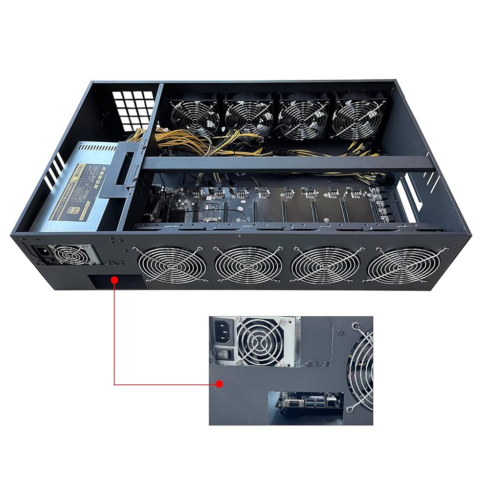 マイニングリグ Amazon.co.jp: 12GPU用マイニングリグフレーム、スチール