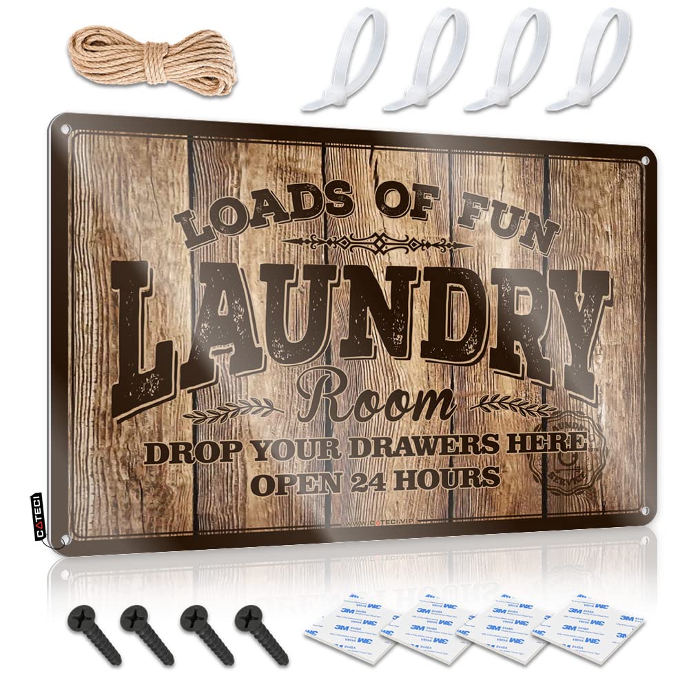 Funny Metal Poster Laundry Room Runner Non Slip Sign Funny Wall Signs Tin Signs Funny Vintage(20X30CM)