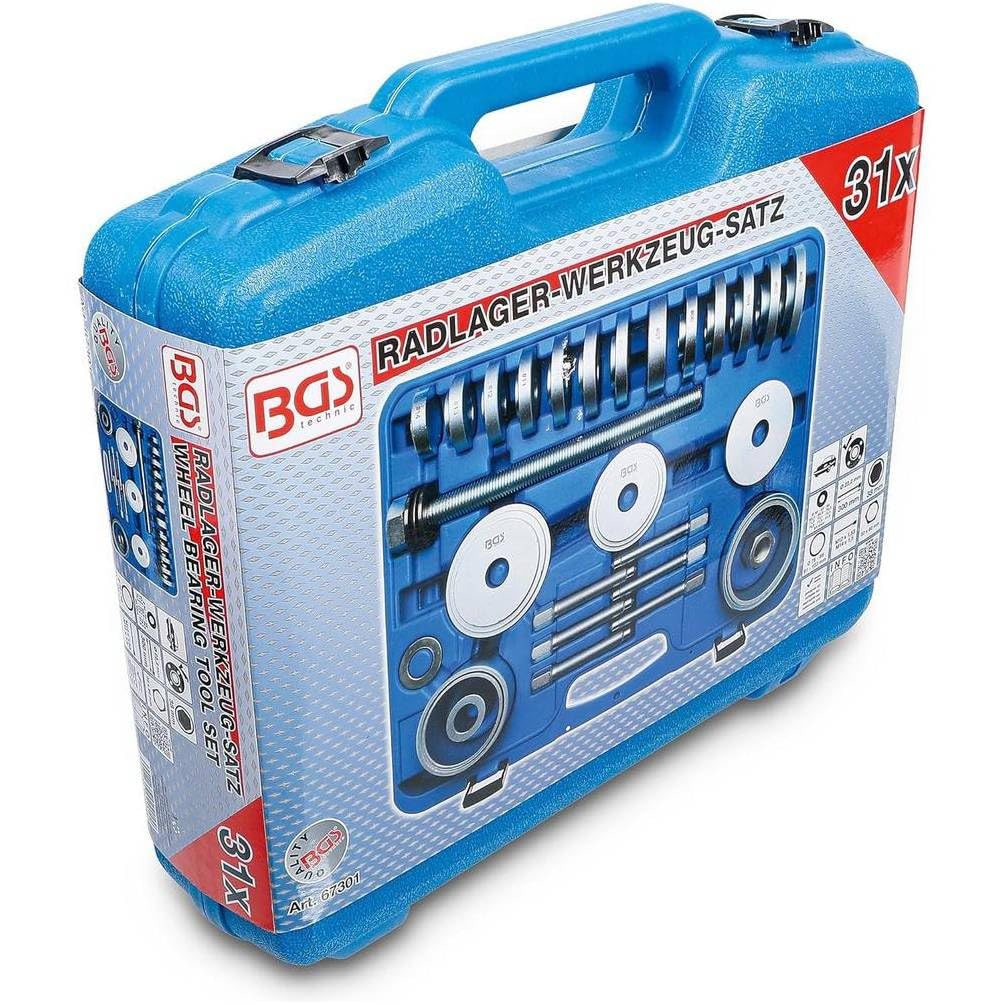 Jeu d Outils Arrache Roulement de Roue 31 pcs - Acier Résistant - Extraction Facile et Sécurisée - D-Work