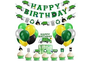 Bessmoso Garbage Truck Birthday Party Essentials