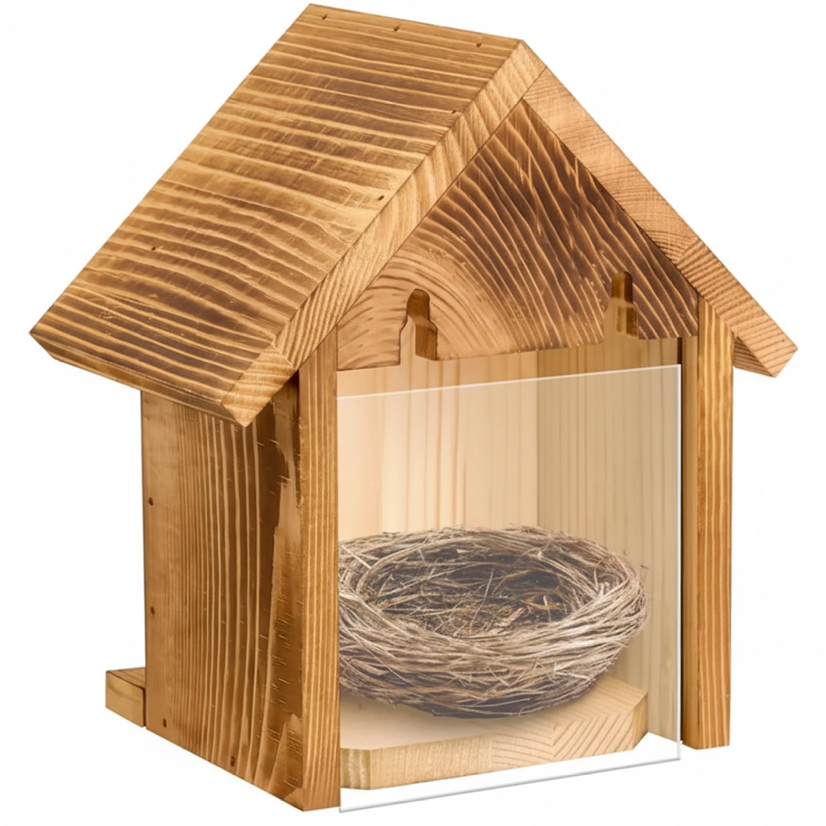 Nichoir à oiseaux transparent et facile à nettoyer pour une hygiène parfaite