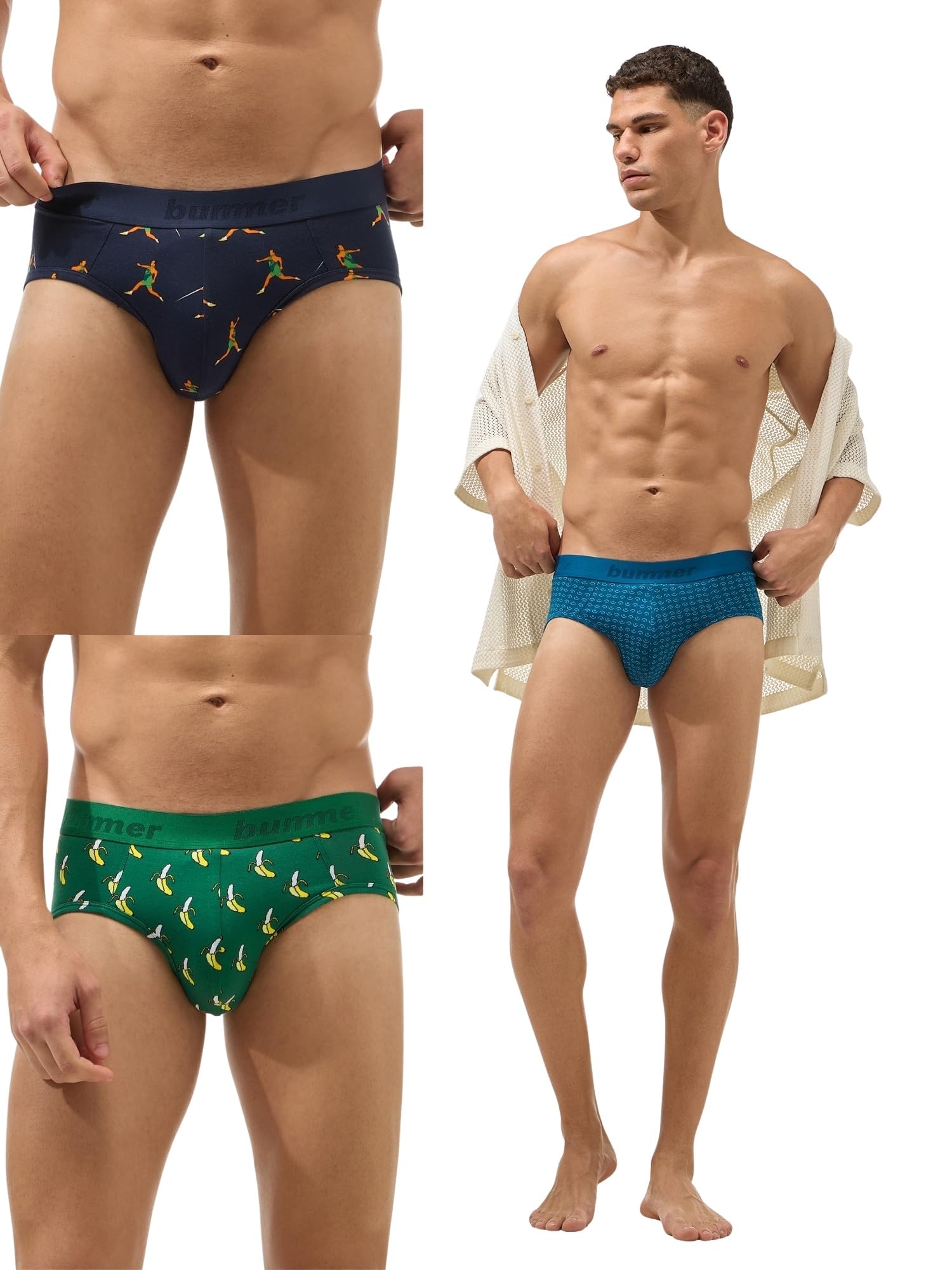 Men’s Premium Cotton Underwear Combo | Fine Combed Cotton with Elastane Stretch | Ultra-Breathable Printed Men’s Briefs & Innerwear | Soft Fabric, No-Roll Waistband & Anti-Chafe Stitching-image-24