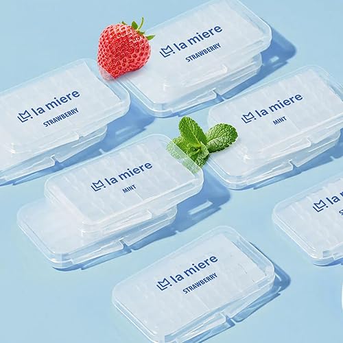 Paquete de 8 cajaspaquete de cera dental precortada de grado alimenticio de ortodoncia, protectores de cera para labios y encías, soporte dental