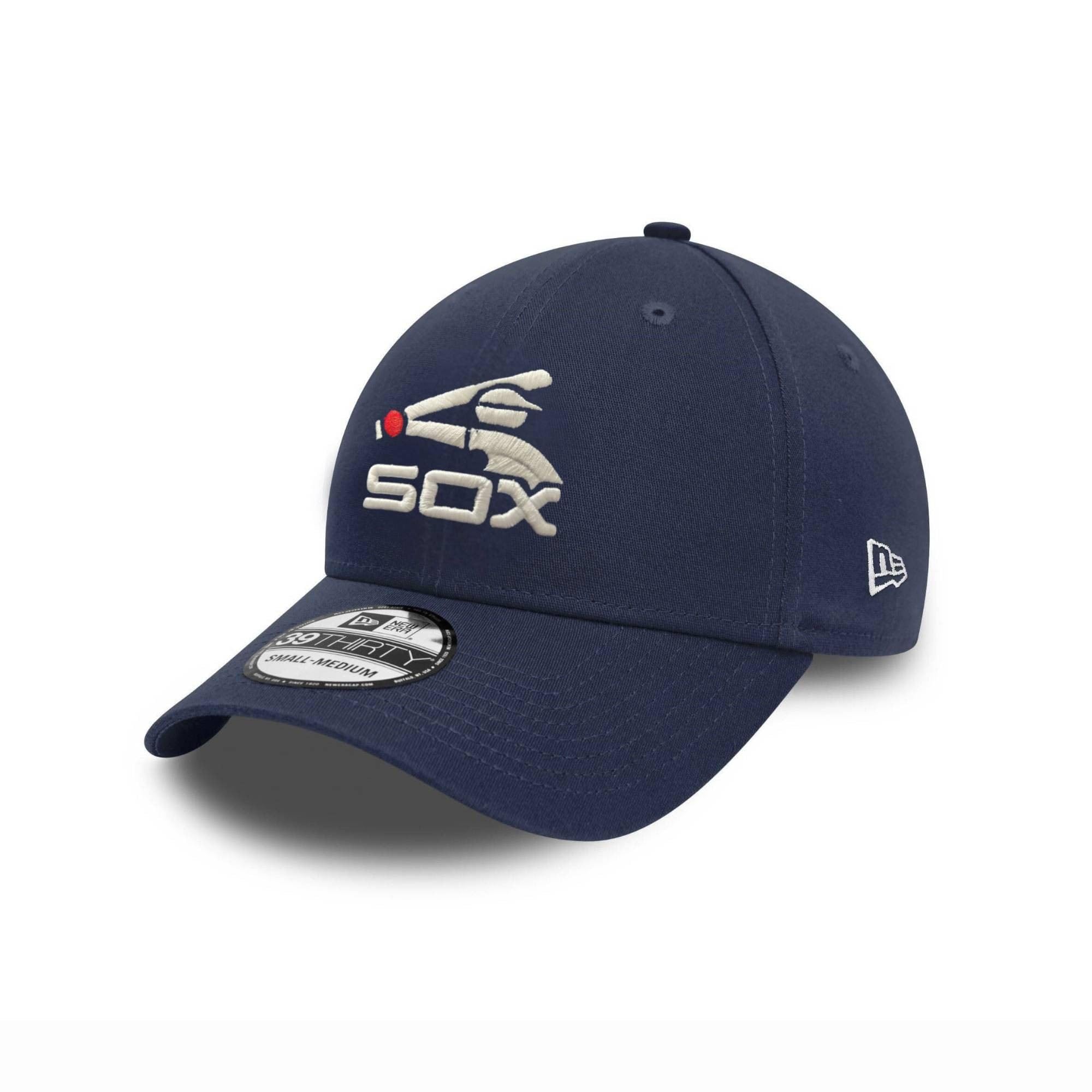 New Era Chicago White Sox MLB Cooperstown 1976 Logo Navy Blue 39Thirty Stretch Cap