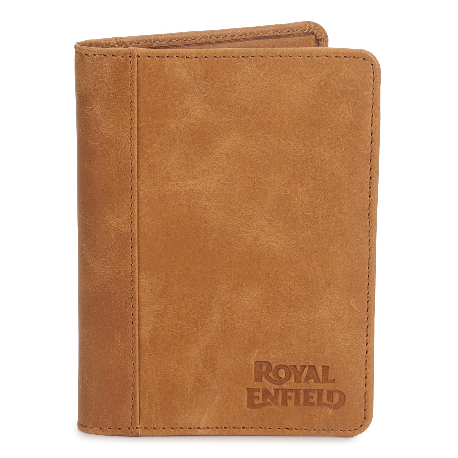 Royal Enfield Men Leather Passport Holder Tan-image-39
