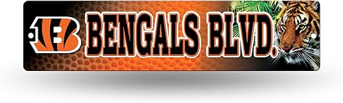 Miniatura 17 de Señal de calle de plástico NFL Rico Industries 4" x 16" Alternativo