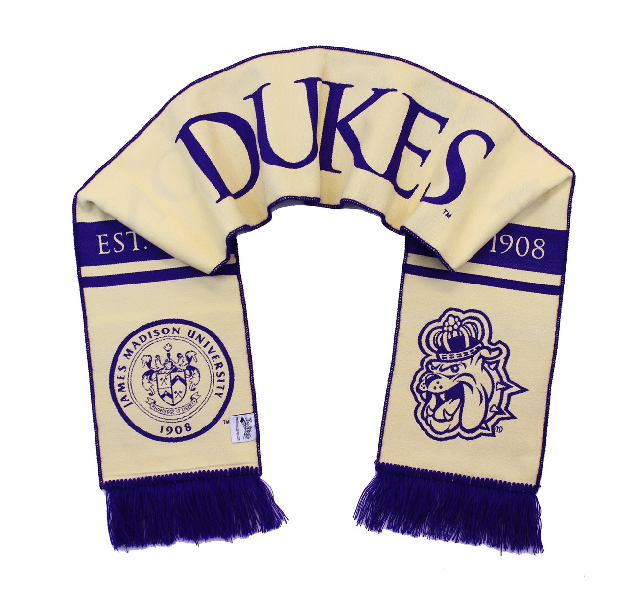 Tradition Scarves James Madison University Scarf - JMU Dukes Classic Woven